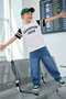 White Boy Back Printed Knitted T-Shirt Tkdaw25Ts00032 - 2