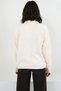 Ecru Shirt Collar Flare Detailed Knitwear Sweater Alc-X14854 - 4