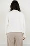 Ecru Crew Neck Soft Textured Knitwear Cardigan Alc-X14855 - 3