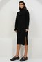 Women's Black Turtleneck Knitwear Sweater and Skirt Set Alc-X14857 - 2