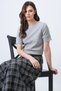 Women's Grimelange Crew Neck Pearls Knitwear Blouse Alc-X14637 - 3