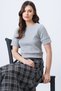 Women's Grimelange Crew Neck Pearls Knitwear Blouse Alc-X14637 - 4