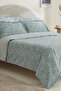 Carlo 100% Cotton Single Duvet Cover Set Blue - 2