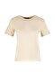 Açık Bej %100 Pamuk Basic Bisiklet Yaka Örme T-Shirt TWOSS23TS00000 - 6