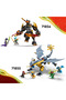 ® NINJAGO® Cole’un Görev Robotu ve Ejderha Zane 71854 - 7+ için Oyuncak Yapım Seti (364 Parça) - 7