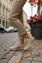 Beige Women's Sneakers 16884 - 3
