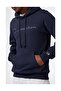 Icons Hooded Sweatshirt Navy Blue Men's Sweatshirt - 220271-Bs501 - 3