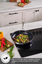 Plasma Steel 316+ 3Ply Fireproof Non-Stick Steel Pan 24 cm - 6
