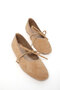 Nude Suede Women's Ballerinas 21250 - 2