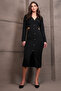 Women's Black Backless Slit Maxi Length Dress Alc-X15008 - 7