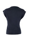 More Sustainable Anthracite Fitted Mock Neck Sleeveless Belted Modal Knitted Blouse Twoss26Bz00179 - 7