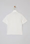 Wardrobe Essentials-Ekru Regular/Normal Kalıp Dikiş Detaylı %100 Pamuk Örme Bluz TWOSS26BZ00043 - 6