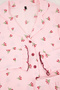 Pembe Çiçekli Fırfır ve Baby Overloklu Bürümcük Dokulu Örme Pijama Takımı THMSS26PT00017 - 7