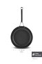 Plasma Steel 316+ 3Ply Fireproof Non-Stick Steel Pan 26 cm - 2