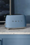50's Style Retro Matte Storm Blue 2X1 Toaster Tsf01Sbmeu - 8