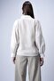 Beige Woven Collar and Cuff Embroidered Burlap Linen Shirt ALC-X14935 - 6