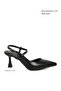 Black Women's Classic Heeled Shoes 21274 - 4