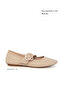 Beige Women's Ballerinas 21256 - 4