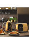 50's Style Retro Gold 2X1 Toaster Tsf01Goeu - 6