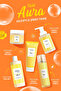 Moisturizing and purifying gold aura body scrub 300 gr - 5