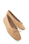 Nude Suede Women's Ballerinas 21268