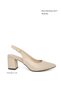 Beige Women's Classic Heeled Shoes 20371 - 4