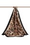 Luxury Medina Silk with Geometric Pattern Black - White Color 75X195 Wrinkle Free Shal Moss Crepe Stitch Type It - 2