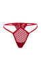 Bordo Puantiye Tül Dantel ve Çapraz Bağlama Detaylı Babydoll/Fantezi Gecelik THMSS26LL00006 - 8