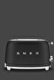 50's Style Retro Matte Black Toaster Tsf01Blmeu - 2