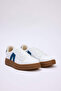 Beyaz Renk Bloklu Retro Kadın Sneaker TAKSS26SN00006 - 3