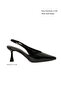 Black Patent Leather Women's Classic Heeled Shoes 21264 - 4