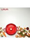 Red Trendy Round Cast Iron Pot Diameter (Ø) 24 Cm Fma03448 - 7