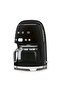 Dcf02bleu Filter Coffee Machine, 50's Style, Black - 7