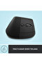 Lift Sessiz Kablosuz Ergonomik Dikey Mouse, Siyah 910-006473 - 8