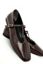 Burgundy Women's Ballerinas 21310 - 2