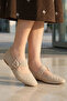 Beige Women's Ballerinas 21256 - 3