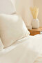 Lacera Embroidered Double Duvet Cover Set Ecru - 7