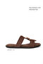 Brown Suede Women's Slippers 21339 - 2