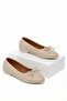 Beige Women's Ballerinas 21353