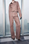 Limited Edition Kahverengi Kemerli Yüksek Bel Wide Leg Jeans TWOSS26JE00029 - 4