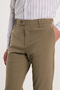 Men's Slim Fit Stretch Side Pocket Ankle Length Canvas Cut Light Khaki Pants - 4