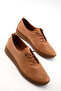Tan Genuine Leather Women's Loafer Shoes 21363 - 5