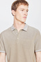 Men's Non-Shrink Cotton Fabric Comfort Fit Relaxed Cut Nefti-White Non-Curling Polo Neck Pocket T-Shirt - 6