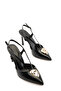 Black Women's Classic Heeled Shoes 21401 - 4
