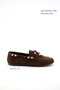 Brown Suede Women's Loafer Shoes 21400 - 5