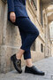 Black Women's Loafer Shoes 20832 - 3