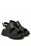 Women's Black Sandals 18983 - 7