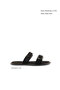 Black Suede Women's Slippers 21378 - 3