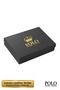 Original Men's 2-Piece Special Gift Boxed Set Trendy Model Gift Special Box Gift for Lover Father-In-Law Groom's Gift Birthday Special Day Gift Luxury Soft Leather Classic Black Stylish Belt Wallet Set - 2