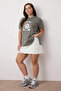 Antrasit Bisiklet Yaka %100 Pamuk Örme T-Shirt TBBSS23BF00030 - 3